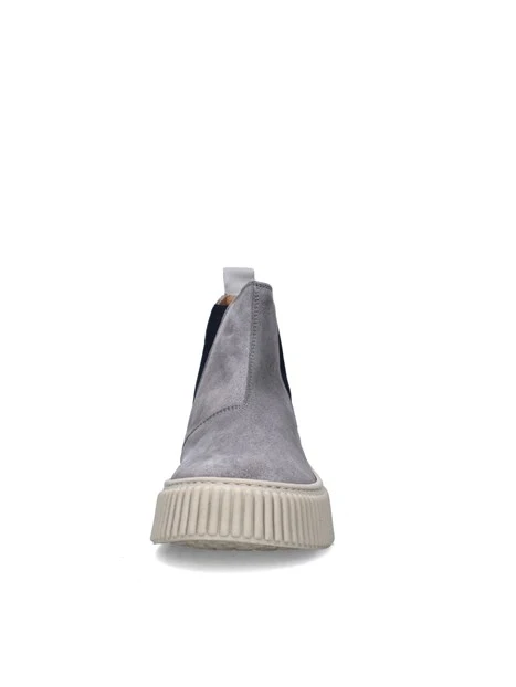 STIVALETTI TACCO BASSO 999-RA DONNA GRIGIO