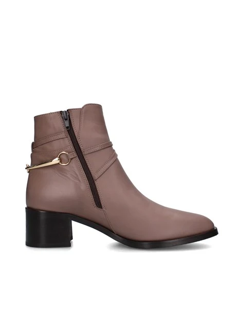 STIVALETTI TACCO ALTO 3007 DONNA TORTORA