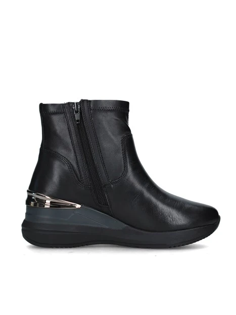 STIVALETTI TACCO BASSO IV2524013 DONNA NERO