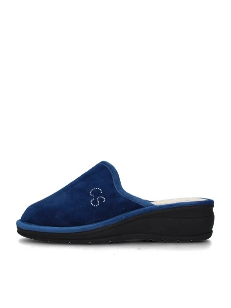 PANTOFOLE NG730 DONNA BLU