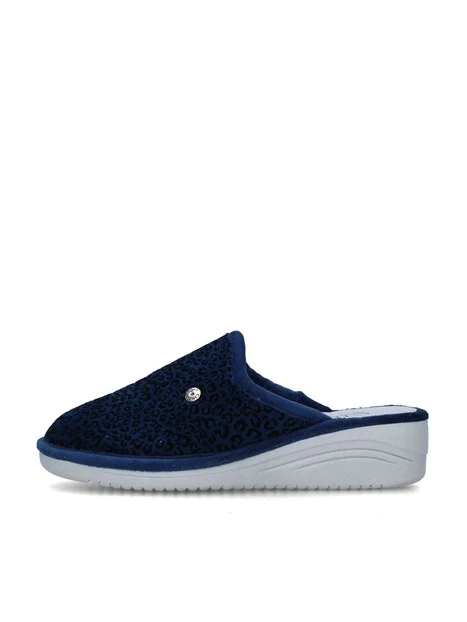 PANTOFOLE LF113 DONNA BLU