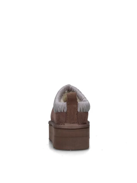 STIVALETTI TACCO BASSO YWPLA13 DONNA BEIGE