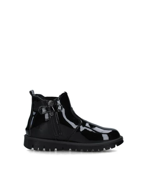 STIVALETTI TACCO BASSO 8850100 BAMBINA NERO