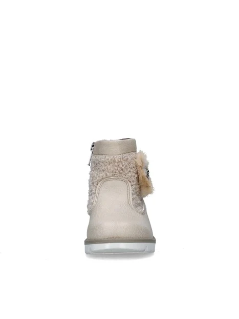 STIVALETTI TACCO BASSO 8850311 BAMBINA BEIGE