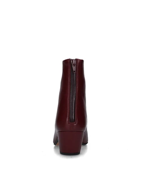 STIVALETTI TACCO ALTO 40005 DONNA BORDEAUX