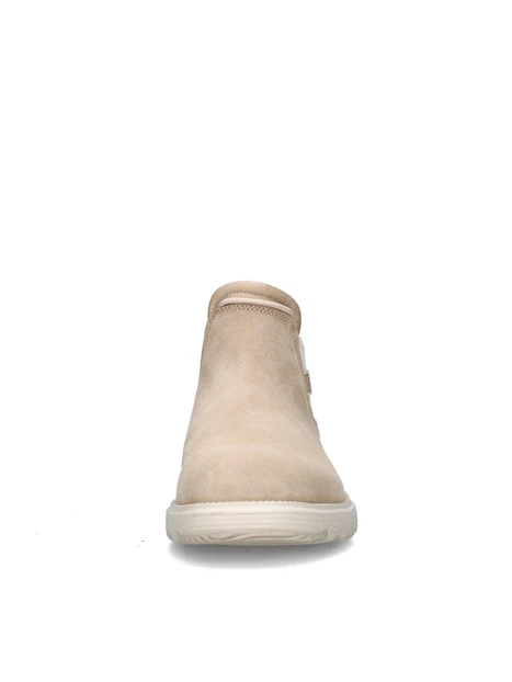 STIVALETTI TACCO BASSO 42021 DONNA BEIGE