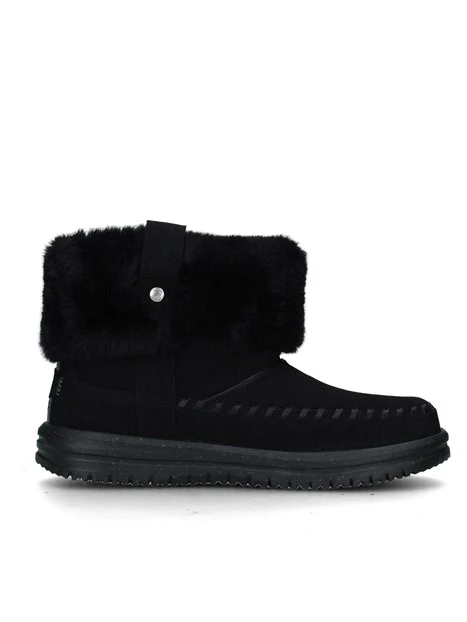 STIVALETTI TACCO BASSO 44283 DONNA NERO