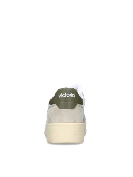 SNEAKERS BASSE 1257101 DONNA BIANCO VERDE