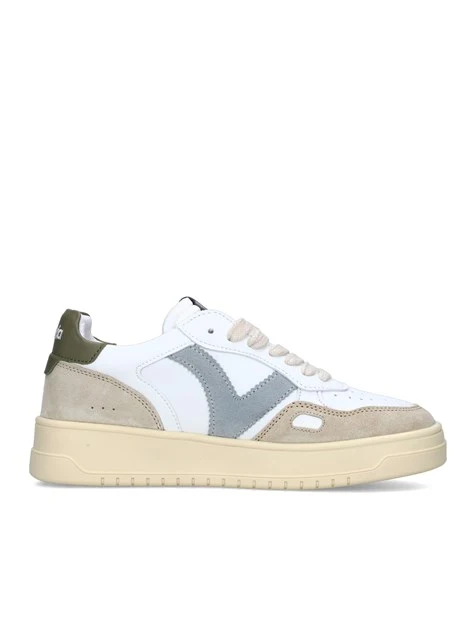 SNEAKERS BASSE 1257101 DONNA BIANCO VERDE