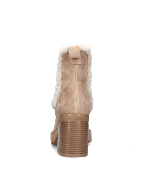 STIVALETTI TACCO ALTO 679969 DONNA BEIGE