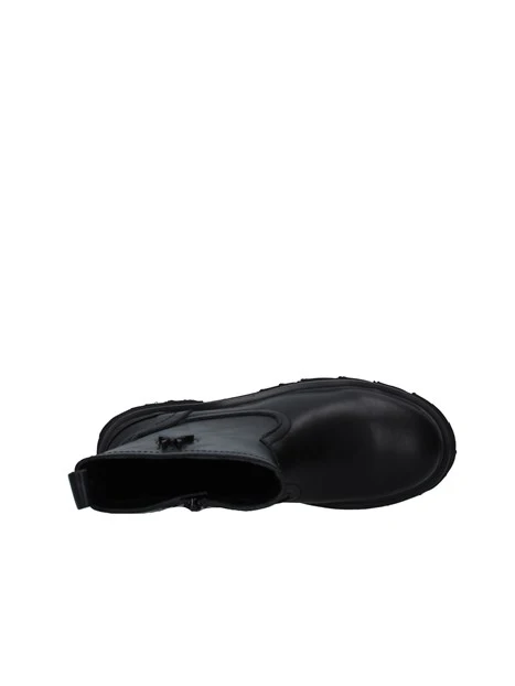 STIVALETTI TACCO BASSO PJ979 DONNA NERO