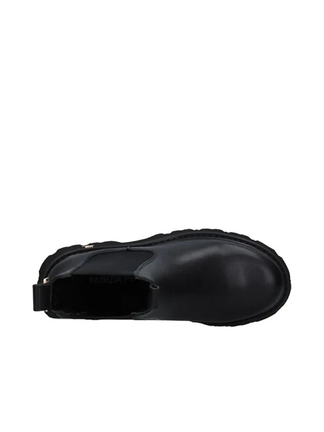 STIVALETTI TACCO BASSO PJ971 DONNA NERO