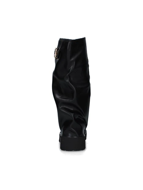 STIVALI TACCO BASSO PJ968 DONNA NERO