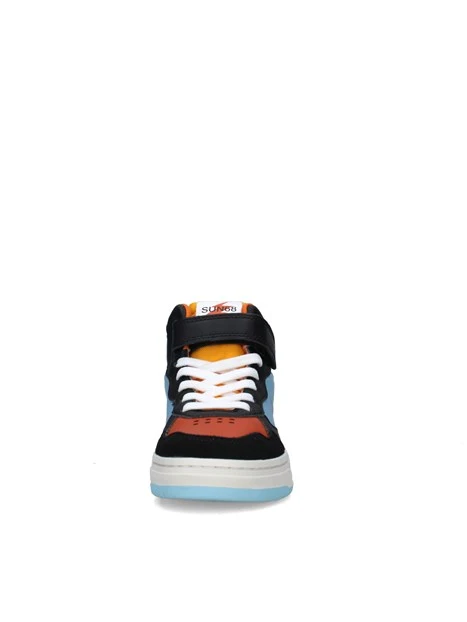 SNEAKERS BASSE BIG BASKET EVO  Z45350K BAMBINO AZZURRO
