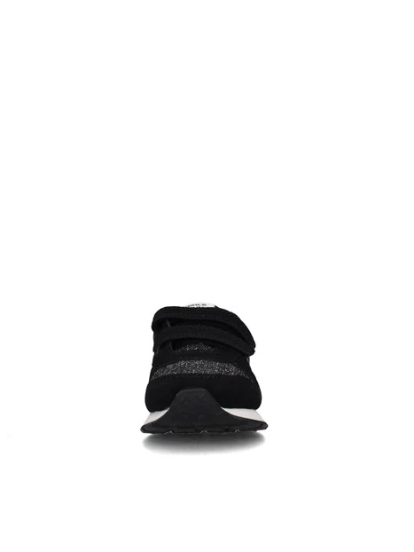 SNEAKERS BASSE ALLY GLITTER TEXTILE  Z45404B BAMBINA NERO