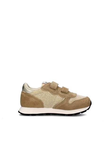 SNEAKERS BASSE ALLY GLITTER TEXTILE  Z45404B BAMBINA ORO