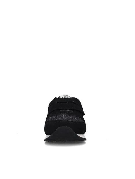 SNEAKERS BASSE ALLY GLITTER TEXTILE  Z45404F BAMBINA NERO