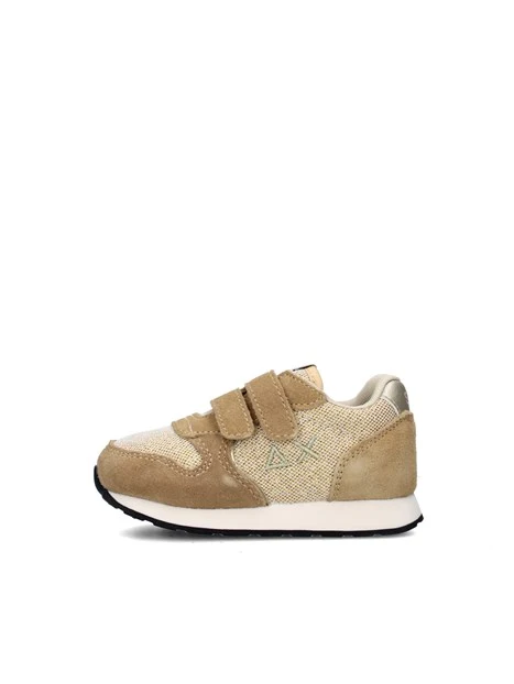 SNEAKERS BASSE ALLY GLITTER TEXTILE  Z45404F BAMBINA ORO