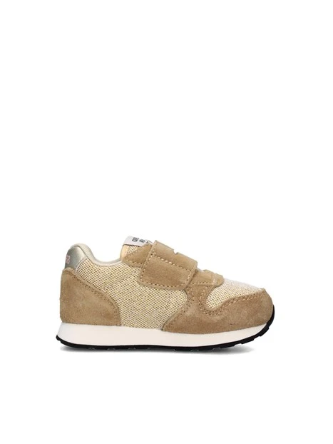SNEAKERS BASSE ALLY GLITTER TEXTILE  Z45404F BAMBINA ORO