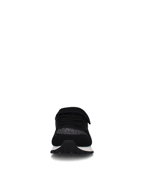 SNEAKERS BASSE ALLY GLITTER TEXTILE  Z45404K BAMBINA NERO