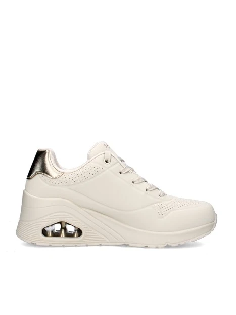 SNEAKERS BASSE UNO WEDGE - HI STEPS 177520 DONNA BIANCO