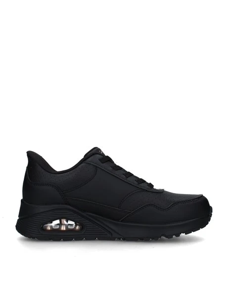SNEAKERS BASSE UNO - BANKSIA LUXE 177118 DONNA NERO