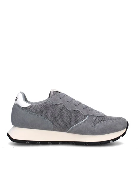 SNEAKERS BASSE ALLY GLITTER TEXTILE Z45204 DONNA GRIGIO
