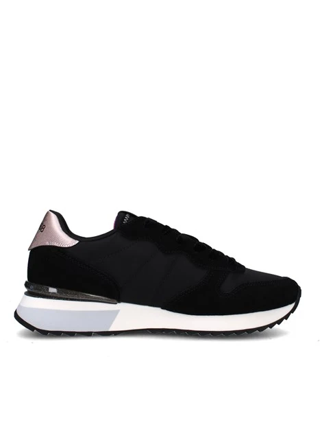 SNEAKERS BASSE STARGIRL GLITTER LOGO Z45217 DONNA NERO