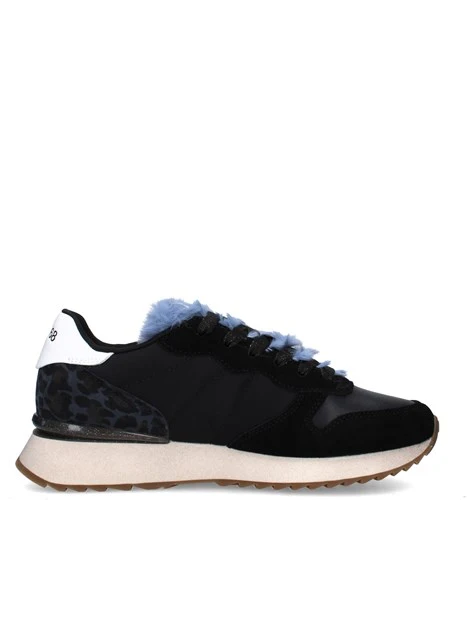 SNEAKERS BASSE STARGIRL ANIMAL Z45218 DONNA NERO