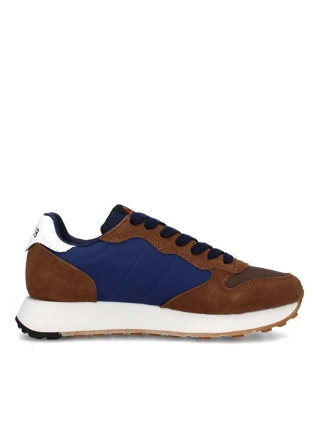SNEAKERS BASSE JAKI BICOLOR Z45114 UOMO MARRONE