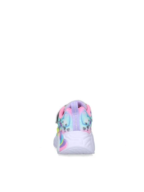 SNEAKERS BASSE UNICORN DREAMS - HEART SPARKL 303063L BAMBINA ARGENTO