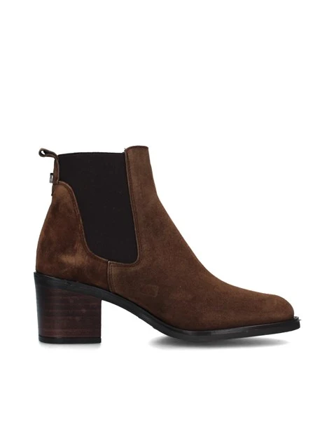 STIVALETTI TACCO ALTO 2202 DONNA MARRONE CHIARO