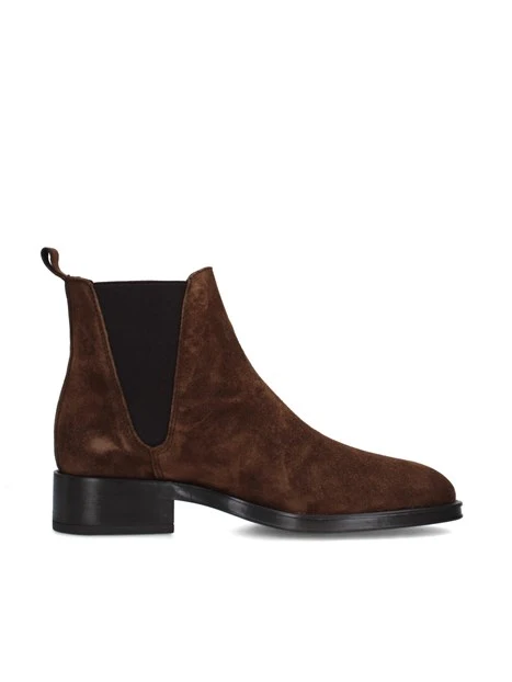 STIVALETTI TACCO BASSO 2349 DONNA MARRONE CHIARO