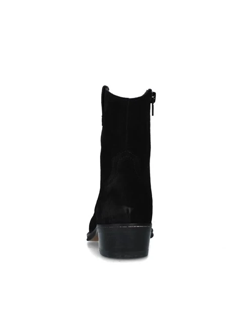STIVALETTI TACCO BASSO 2548 DONNA NERO