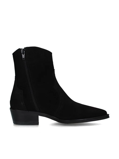 STIVALETTI TACCO BASSO 2548 DONNA NERO