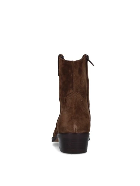 STIVALETTI TACCO BASSO 2548 DONNA MARRONE CHIARO