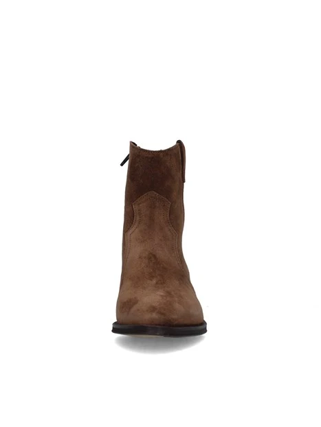 STIVALETTI TACCO BASSO 2548 DONNA MARRONE CHIARO