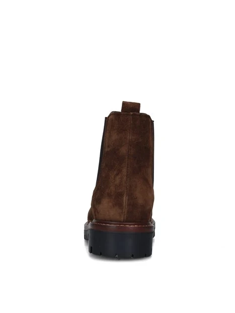 STIVALETTI TACCO BASSO 2609 DONNA MARRONE CHIARO