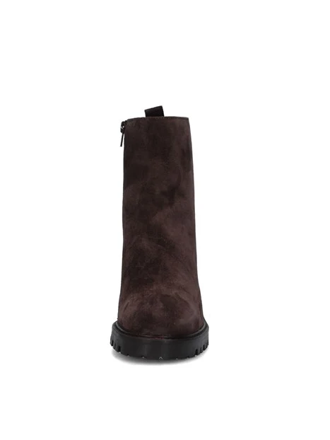 STIVALETTI TACCO ALTO 5222 DONNA MARRONE