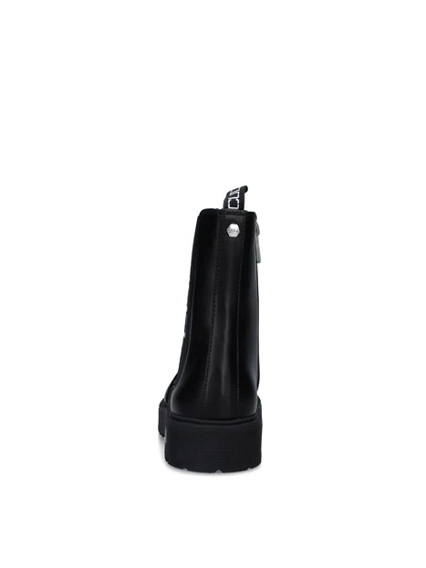 STIVALETTI TACCO BASSO T-383 BAMBINA NERO