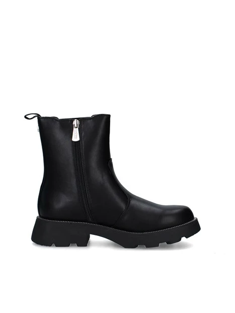 STIVALETTI TACCO BASSO T-362 BAMBINA NERO