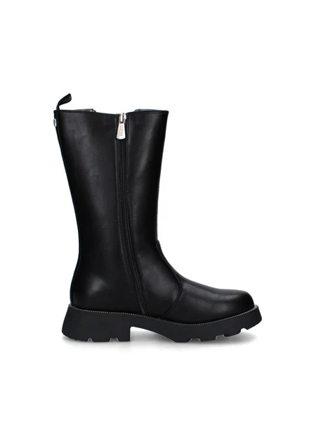 STIVALI TACCO BASSO T-361-W DONNA NERO