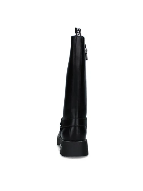 STIVALI TACCO BASSO T-368-W DONNA NERO
