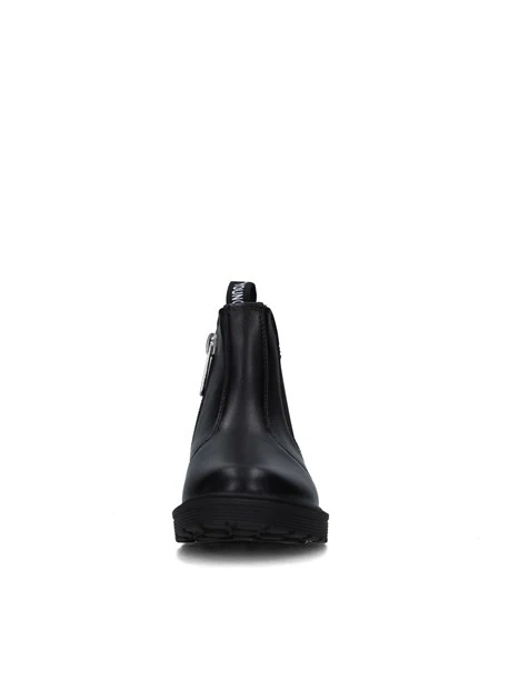 STIVALETTI TACCO BASSO T-394 BAMBINA NERO
