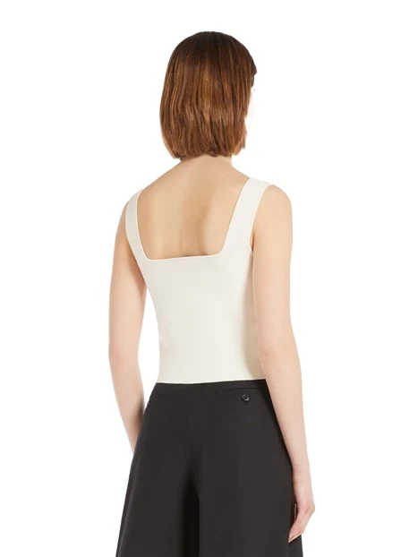 TOP CROP IN VISCOSA DONNA BURRO