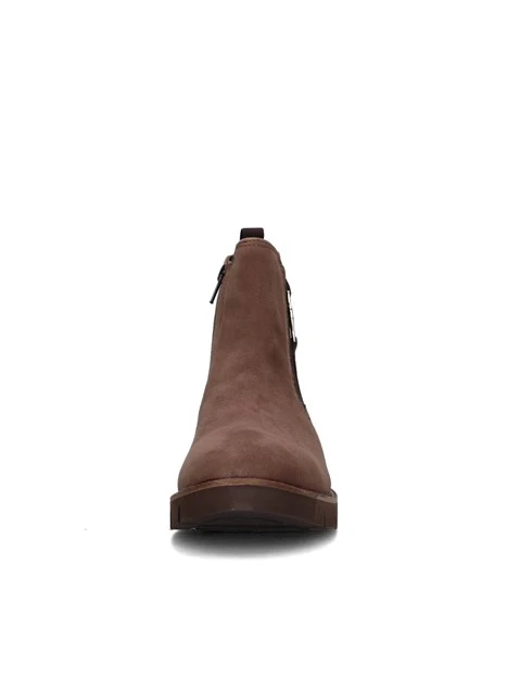 STIVALETTI TACCO BASSO 17182A DONNA TORTORA