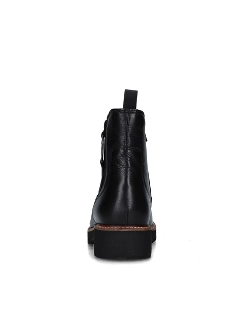 STIVALETTI TACCO BASSO 17182 DONNA NERO