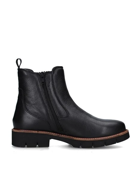 STIVALETTI TACCO BASSO 17182 DONNA NERO