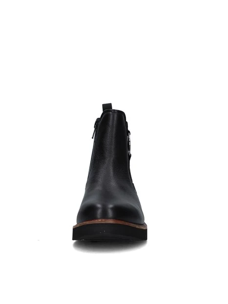 STIVALETTI TACCO BASSO 17182 DONNA NERO