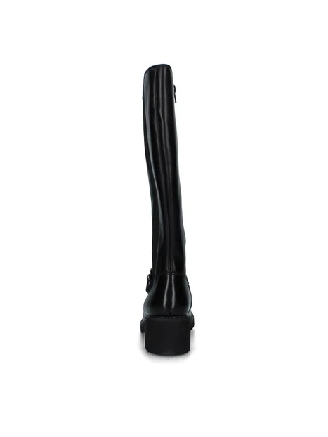 STIVALI TACCO BASSO 17120 DONNA NERO